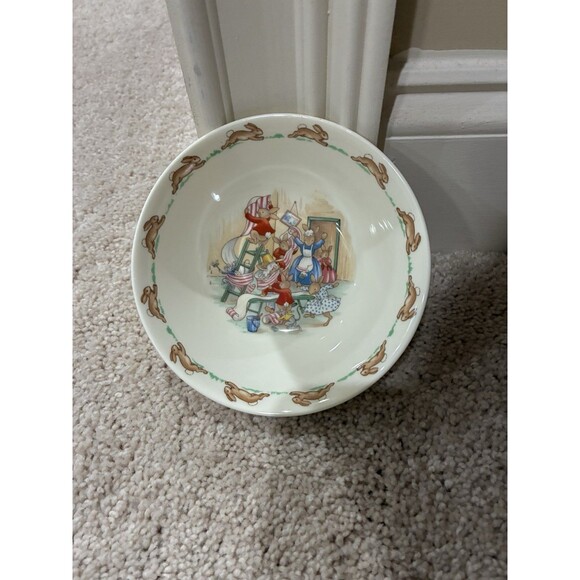 Royal Doulton 1936 “Bunnykins” Bone China, Childs 3 Piece Set *Plate, Bowl & Cup - Picture 8 of 9